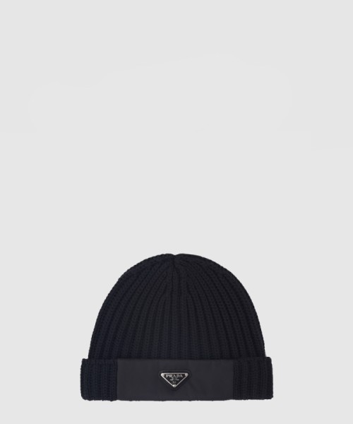 [PRADA-프라다]리나일론 개버딘 및 울 비니 UMD446
