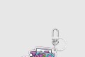 [LOUIS VUITTON-루이비통]모노그램 코믹스 키 홀더 MP3456