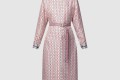 [LOUIS VUITTON-루이비통]스카프 프린트 셔츠 드레스 1AHHYX