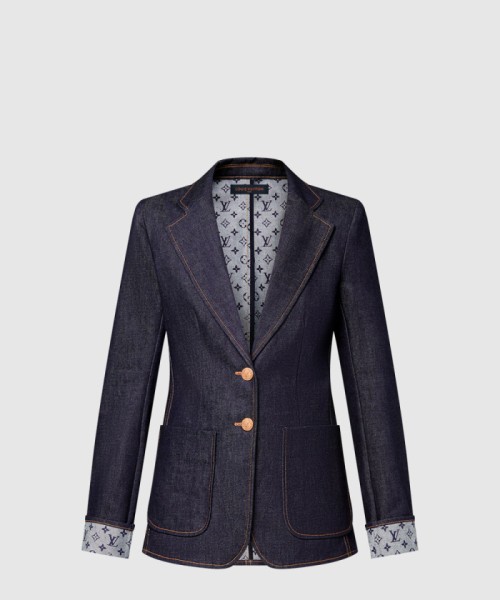 [LOUIS VUITTON-루이비통]데님 프레피 블레이저 1AI145