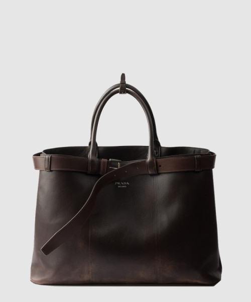 [PRADA-프라다]벨트가 달린 나파 가죽 프라다 버클백 2VG126