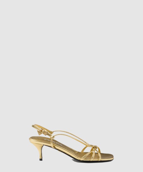 [PRADA-프라다]굽이 있는 가죽 샌들 1X504N