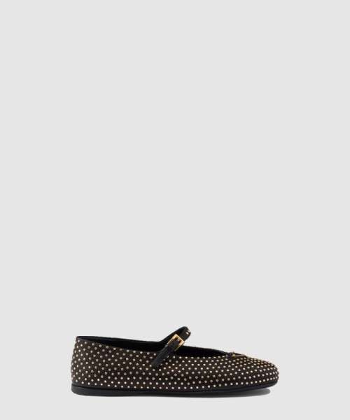 [PRADA-프라다]스터드가 달린 나파 가죽 발레리나 슈즈 1F795N