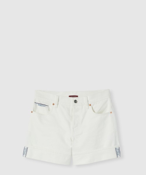 [GUCCI-구찌]코튼 셀비지 데님 쇼츠 ‎836079