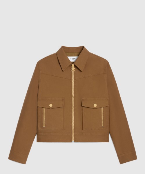 [CELINE-셀린느]웨스턴 블루종 재킷 코튼 트윌 RV0NQ0