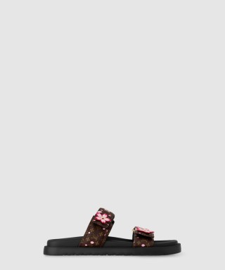 [LOUIS VUITTON-루이비통]선셋 플랫 컴포트 뮬 1AGVZ0