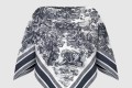 [DIOR-디올]Toile de Jouy Sauvage Dior 실크 탑 44JOU