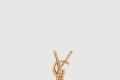 [SAINT LAURENT-생로랑]메탈 소재의 CASSANDRE YSL 브로치 652410
